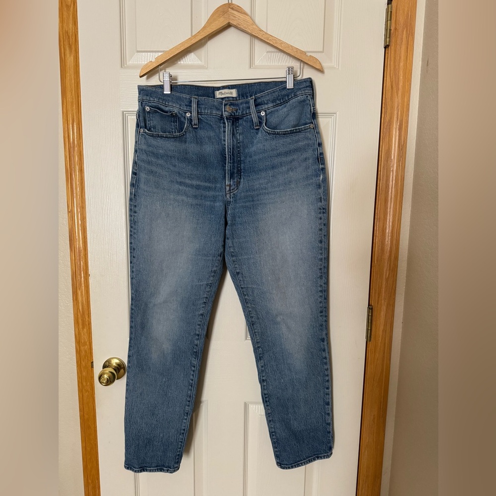Madewell the perfect vintage jean in mid-blue wash